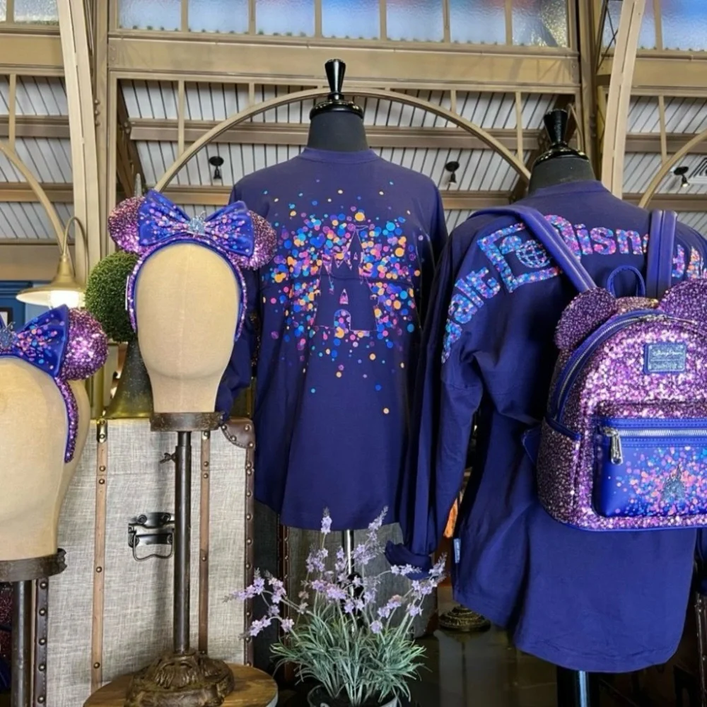 Disney sPARKling Collection Spirit Jersey | Purple | Size XS NWT - Picture 6 of 6